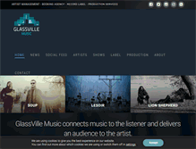 Tablet Screenshot of glassvillemusic.com
